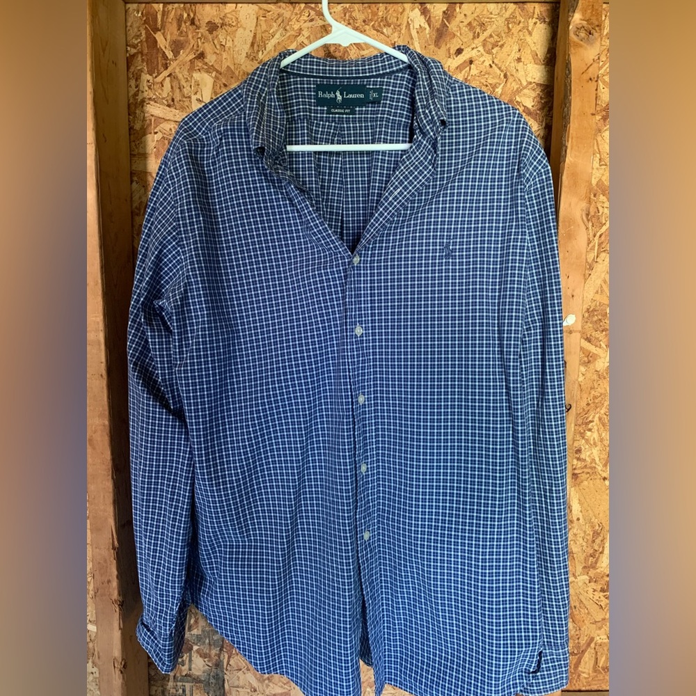 XL Ralph Lauren Classic Fit Men’s Button Up Shirt
